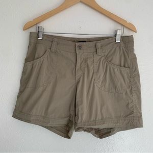 Kuhl Mountain Culture Cargo Tan Shorts Hiking Outdoors Active Granola 8